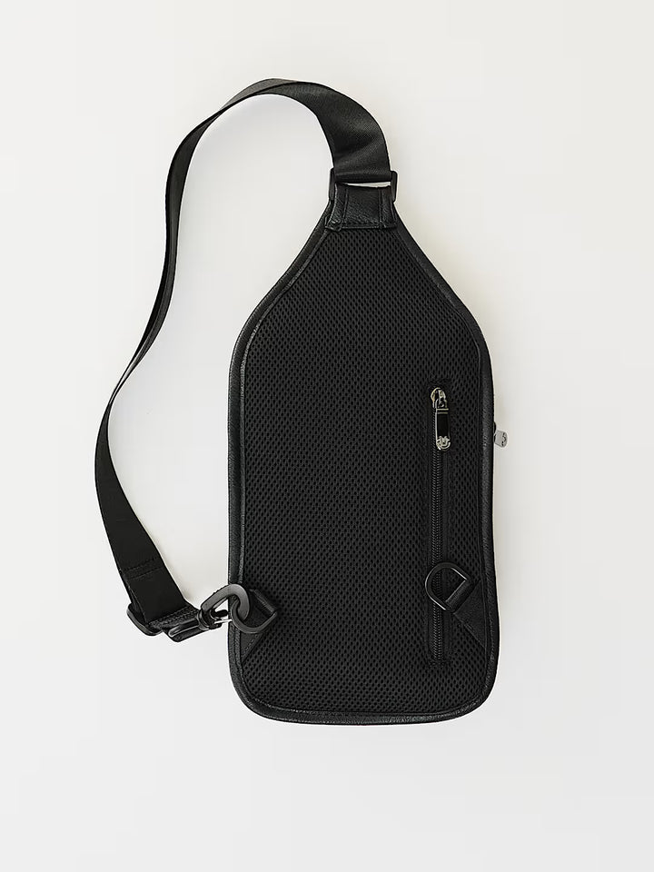 TRUE RELIGION PATCH PU SLING BAG