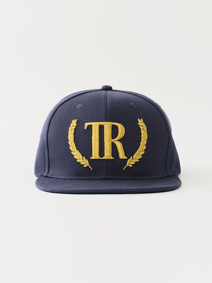 TRUE RELIGION EMBROIDERED LEAF CAP