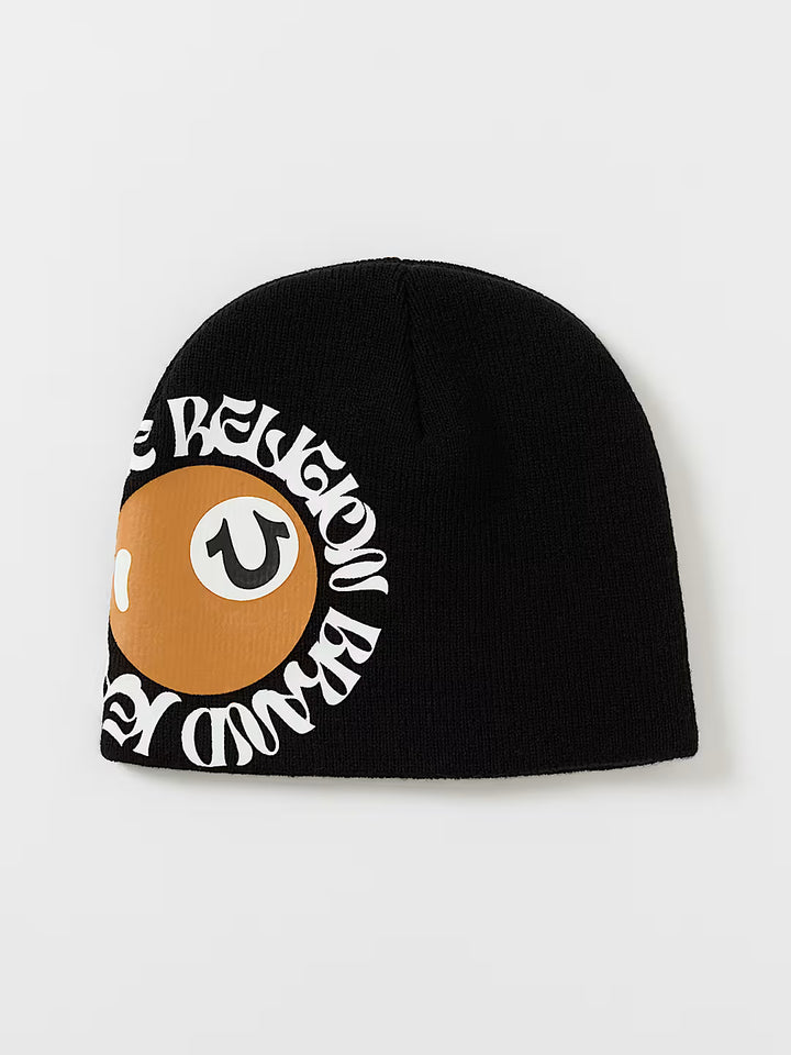 TRUE RELIGION HORSESHOE BILLARD BEANIE