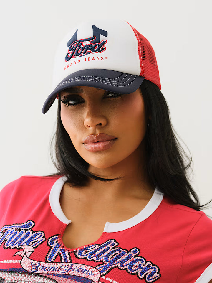 TRUE RELIGION X FORD TRUCKER HAT