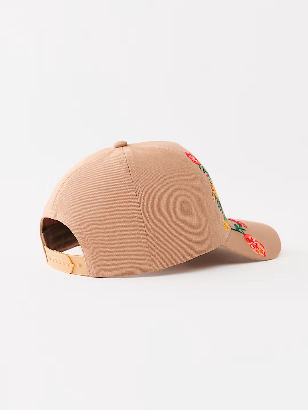 TRUE RELIGION EMBROIDERED FLOWER HORSESHOE HAT