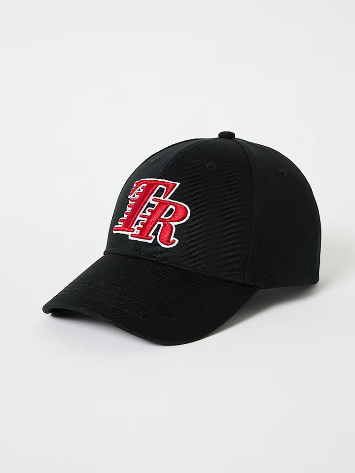 TRUE RELIGION EMBROIDERED TR BASEBALL HAT