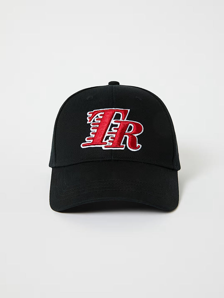 TRUE RELIGION EMBROIDERED TR BASEBALL HAT