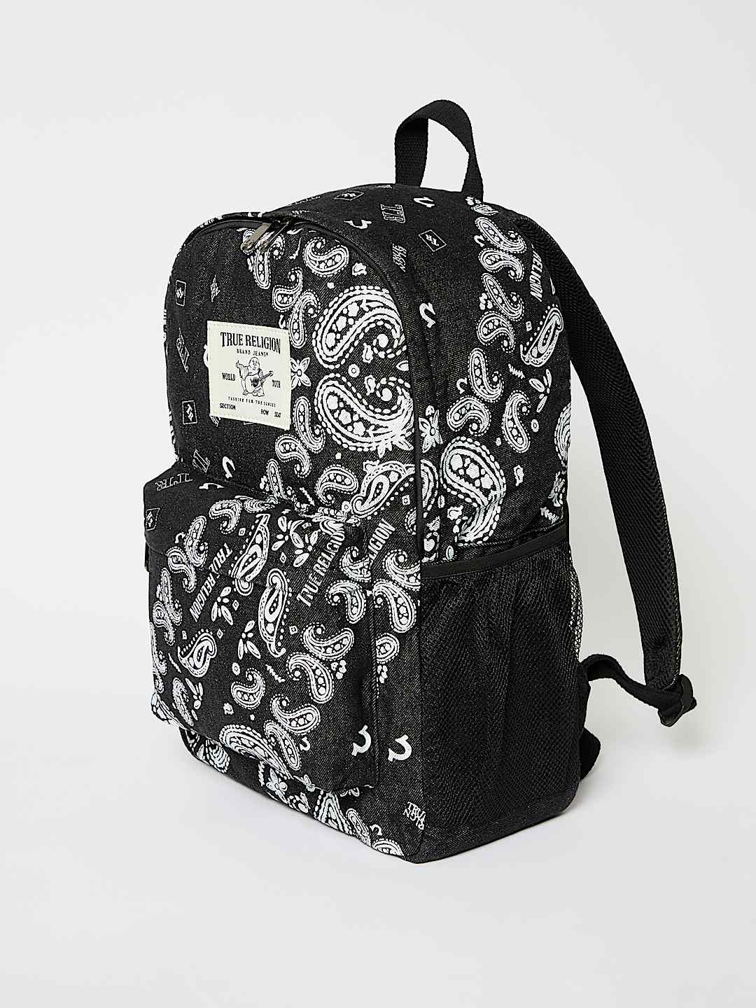TRUE RELIGION DENIM PAISLEY BACKPACK