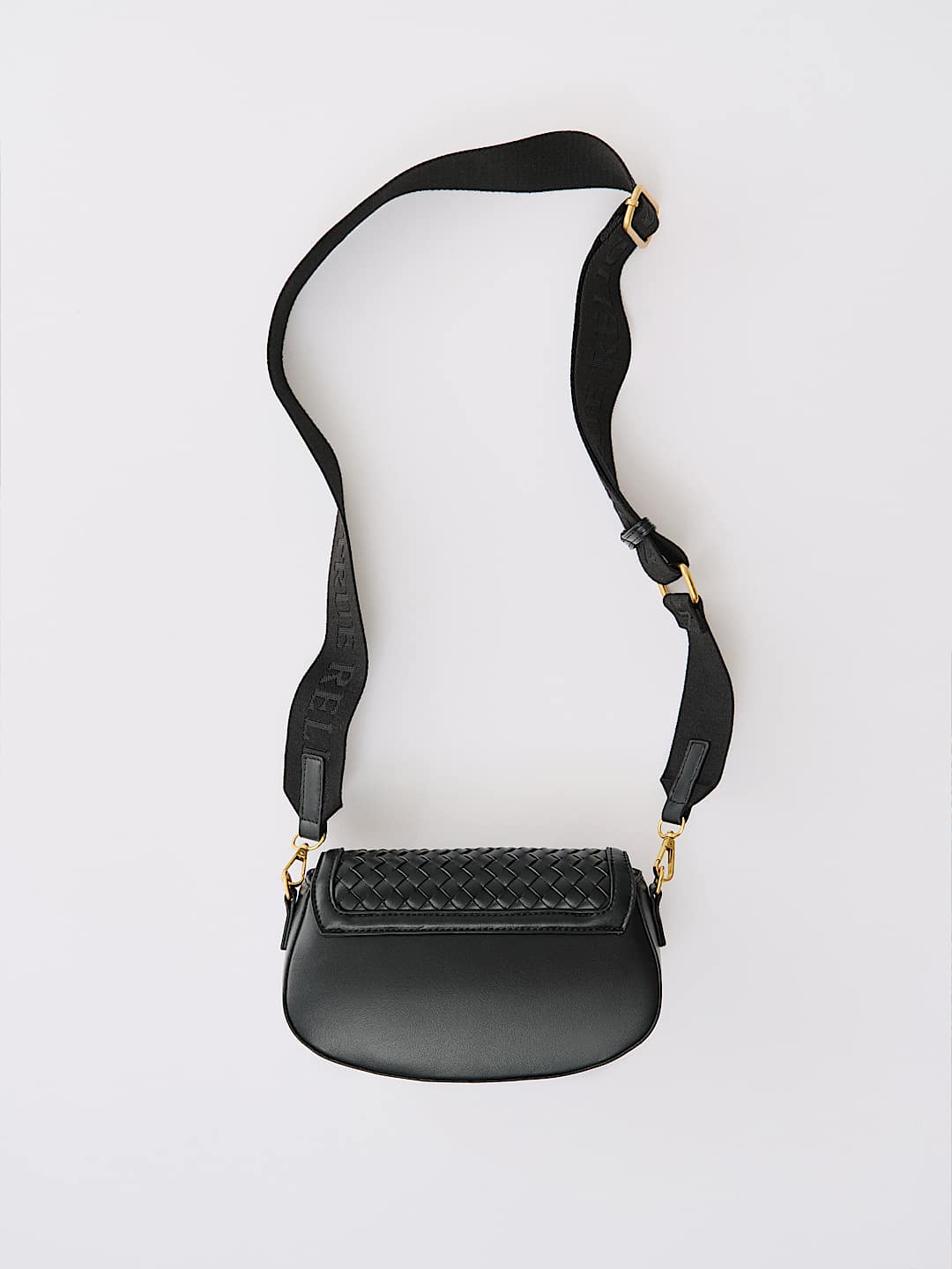 TRUE RELIGION NEW MARKDOWN WOVEN CROSSBODY BAG