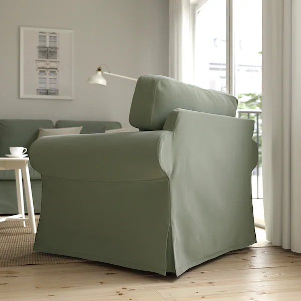 IKEA UPPLAND Armchair, Hakebo gray-green