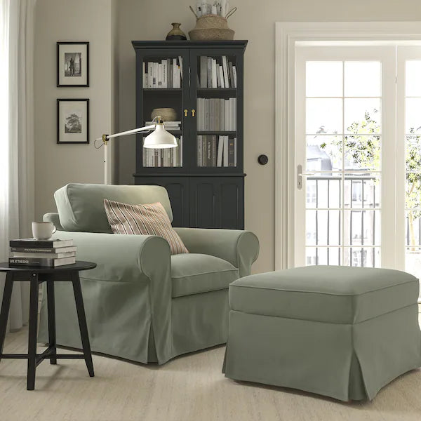 IKEA UPPLAND Armchair, Hakebo gray-green