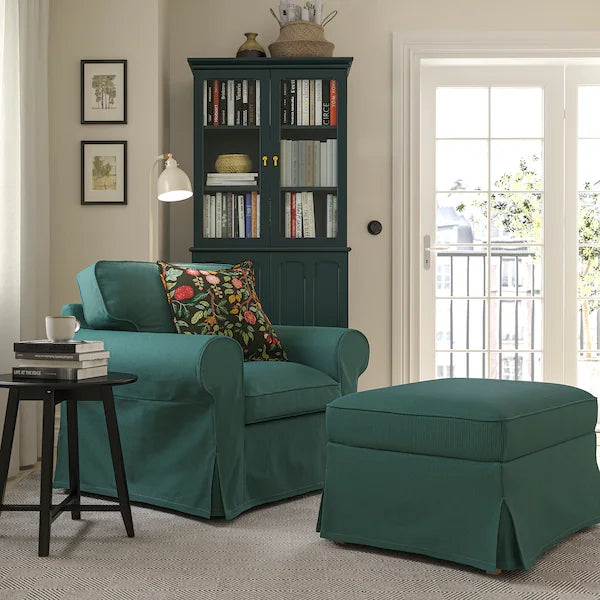 IKEA UPPLAND Armchair, Kelinge gray-turquoise