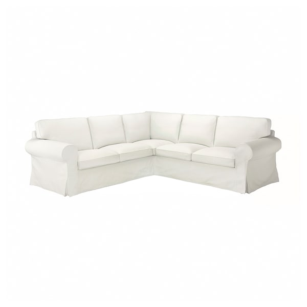 IKEA UPPLAND Sectional, 4-seat corner, Blekinge white