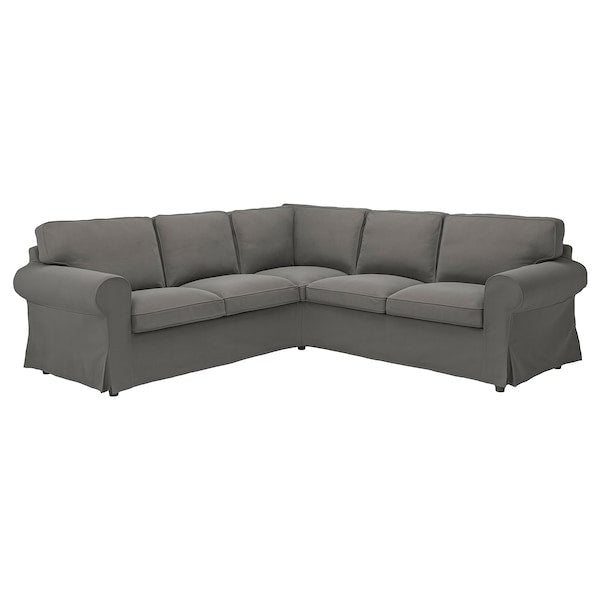 IKEA UPPLAND Sectional, 4-seat corner, Hakebo dark gray