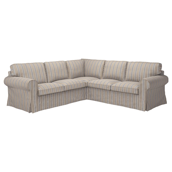 IKEA UPPLAND Sectional, 4-seat corner, Karlshov gray-beige