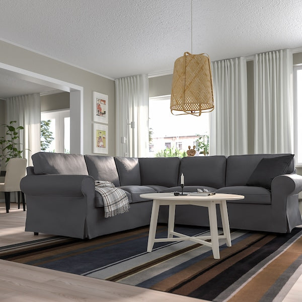 IKEA UPPLAND Sectional, 4-seat corner, Kelinge anthracite