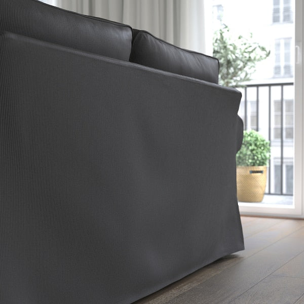 IKEA UPPLAND Sectional, 4-seat corner, Kelinge anthracite