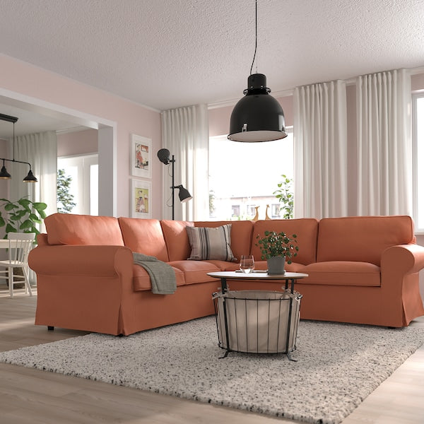 IKEA UPPLAND Sectional, 4-seat corner, Kelinge rust