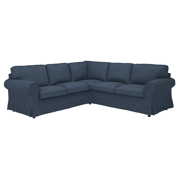 IKEA UPPLAND Sectional, 4-seat corner, Kilanda dark blue
