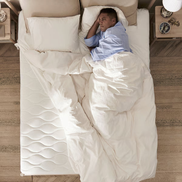 IKEA VÅGSTRANDA Pocket spring mattress, firm/white, King