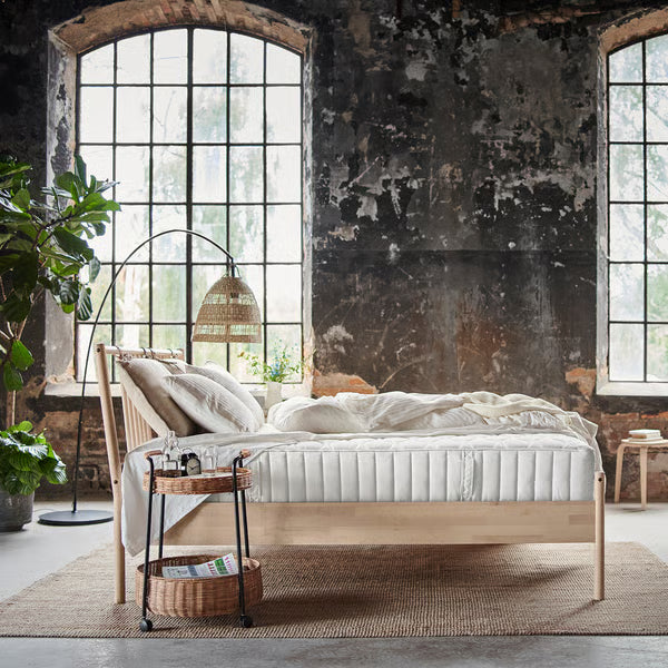 IKEA VÅGSTRANDA Pocket spring mattress, medium firm/white, King