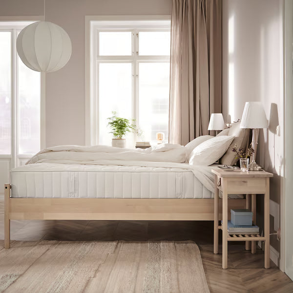 IKEA VÅGSTRANDA Pocket spring mattress, medium firm/white, King