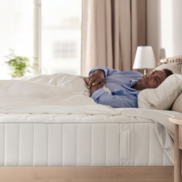 IKEA VÅGSTRANDA Pocket spring mattress, medium firm/white, King