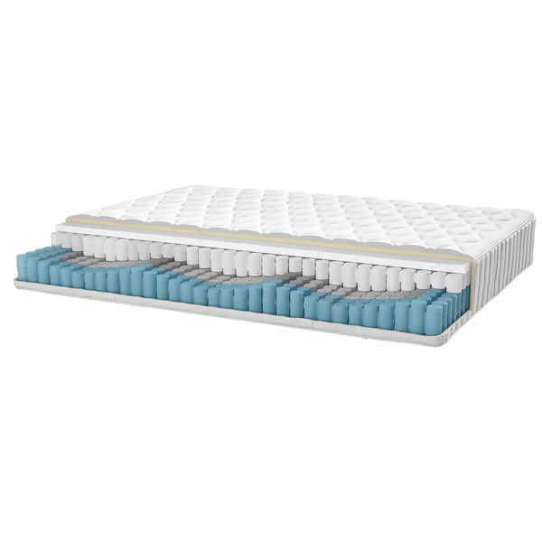 IKEA VÅGSTRANDA Pocket spring mattress, firm/white, King
