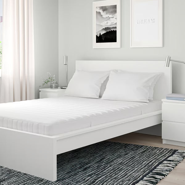 IKEA VALEVÅG Pocket spring mattress, firm/white, Queen