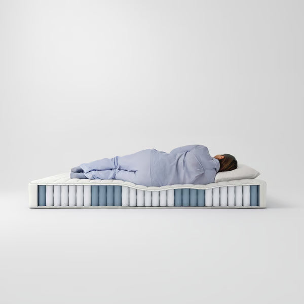 IKEA VALEVÅG Pocket spring mattress, firm/white, Queen