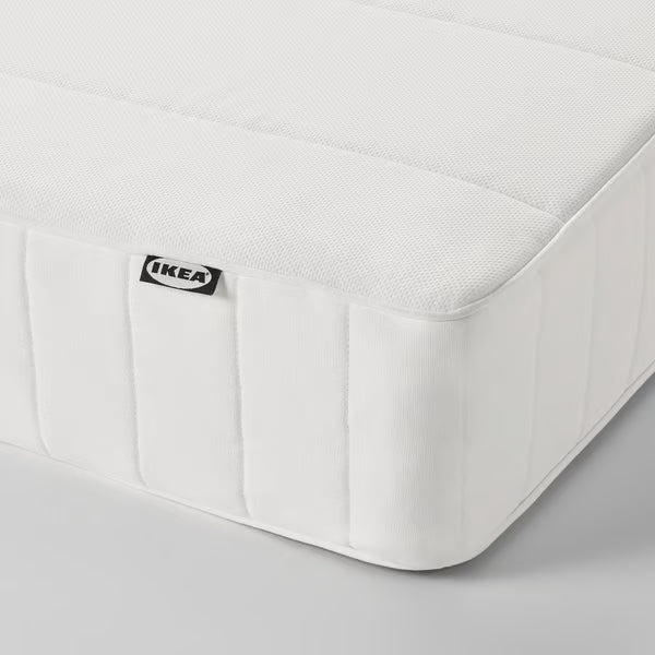IKEA VESTERÖY Pocket spring mattress, medium firm/white, Queen