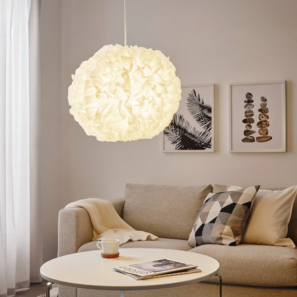 IKEA  VINDKAST Pendant lamp, white, 20 "