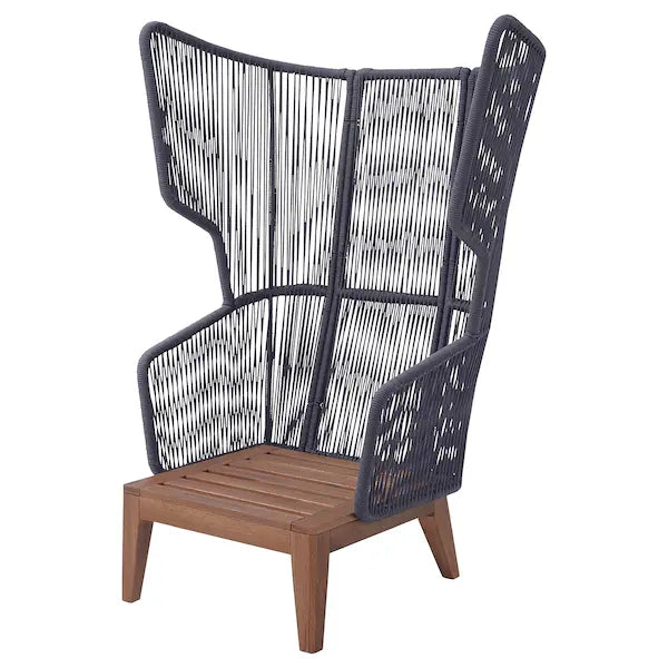 IKEA VINGSÖN Wing chair, in/outdoor, gray