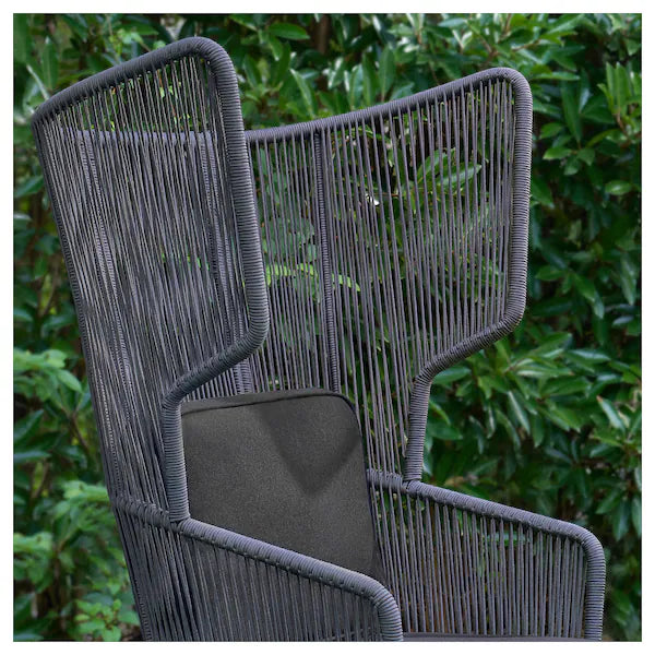 IKEA VINGSÖN Wing chair, in/outdoor, gray