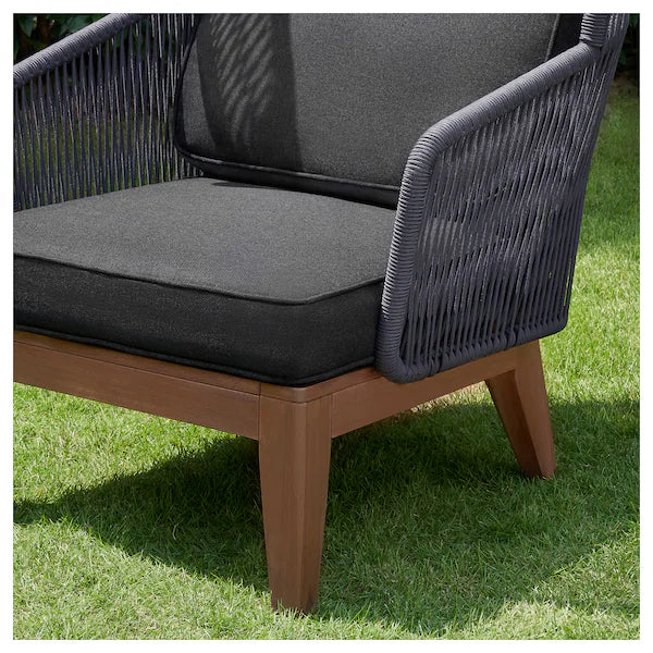 IKEA VINGSÖN Wing chair, in/outdoor, gray