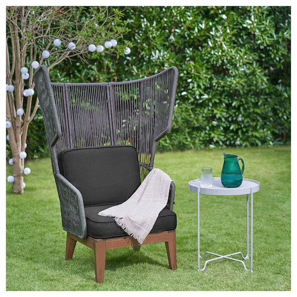 IKEA VINGSÖN Wing chair, in/outdoor, gray
