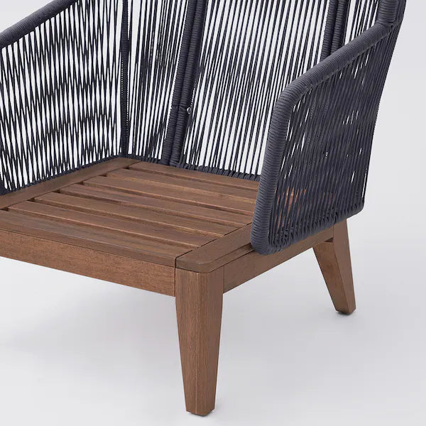 IKEA VINGSÖN Wing chair, in/outdoor, gray