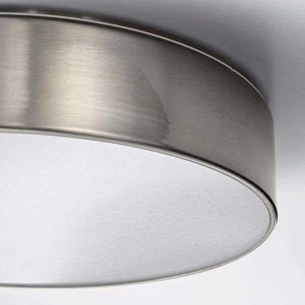IKEA VIRRMO LED ceiling lamp, nickel plated, 14 " 800 Lumen