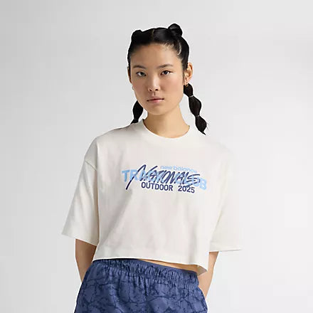 New balance NB Nationals Outdoor Reimagined Oversized Waist T-Shirt
