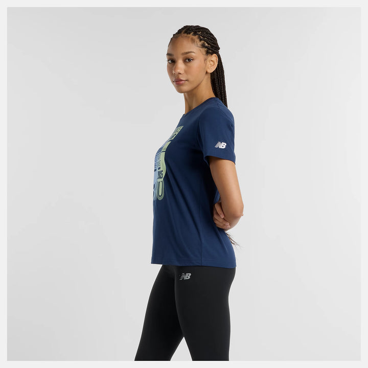 New balance NB Nationals Outdoor Net Logo T-Shirt